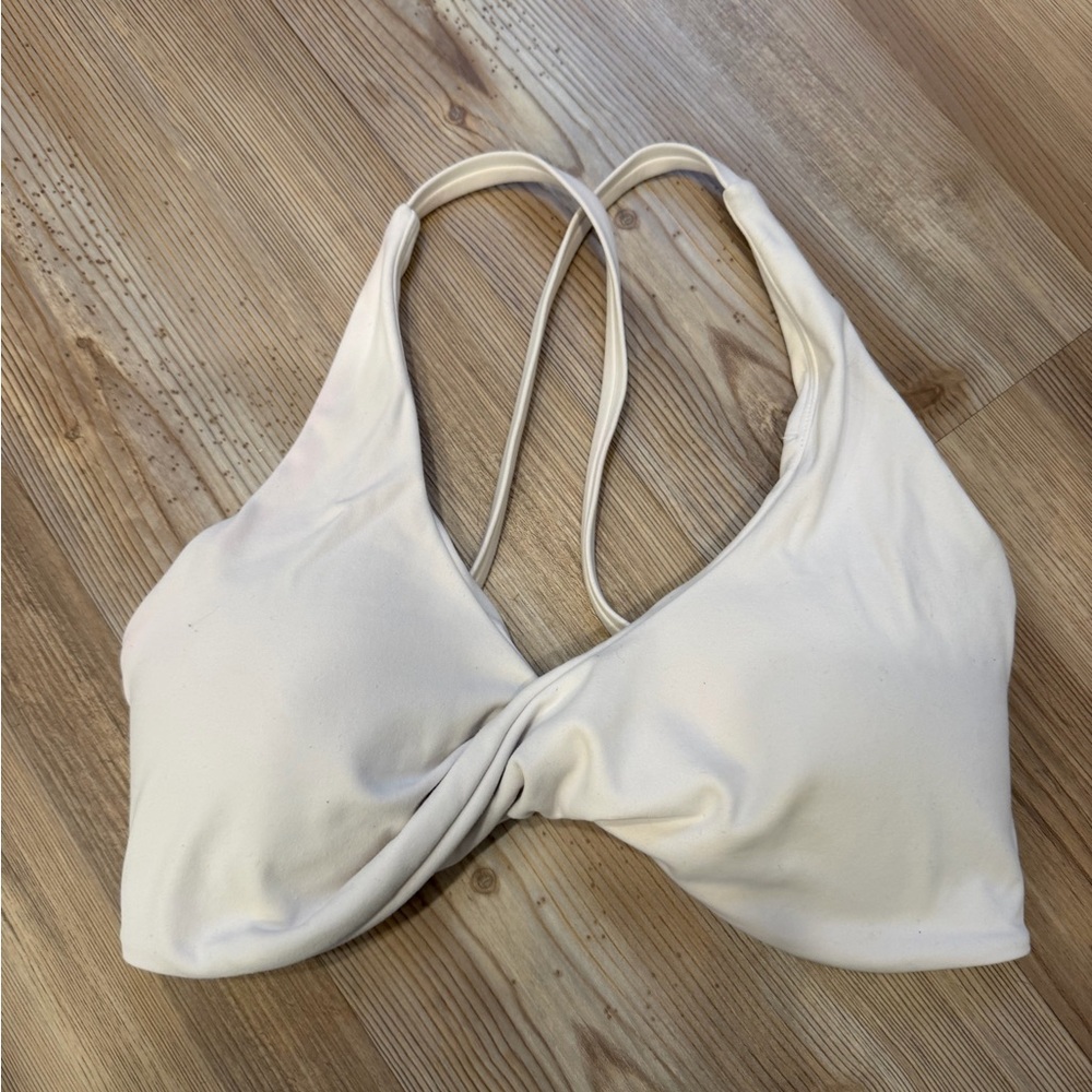 BuffBunny Glow Sports Bra/White/Size M